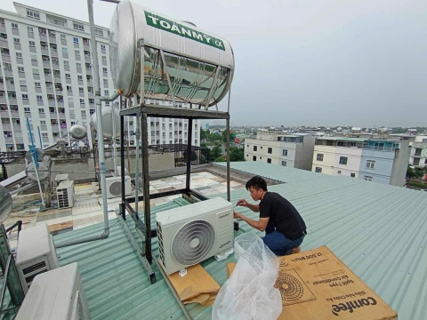 Lắp đặt máy lạnh nhà dân