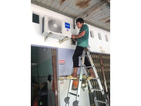 Lắp đặt máy lạnh nhà dân